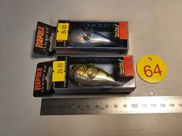 2x Rapala Clackin' Rap Wobbler neu & OVP 8cm 24g Egli