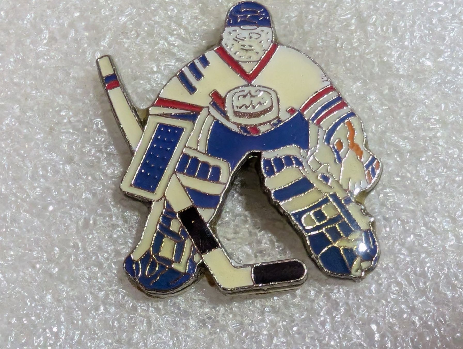 Placchette & Badge: Ansteckpin 222: Eishockey Goalie – Usato da Oppligen venduto da Pin-Fall-Shop