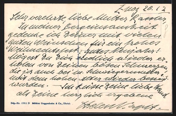 Cartoline postali: AK Zuoz, Ortspartie im Winter – Usato da Berlin venduto da bartko-reher 1