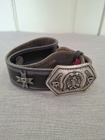 Ceinture Save the Queen! cuir vintage Y2K