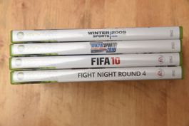 Wintersports 2009 + 2010 + FIFA10 + Fight Night 4 (CIB)