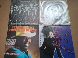 7" Singles-Sammlung Auflösung: 4x Soul Funk Disco