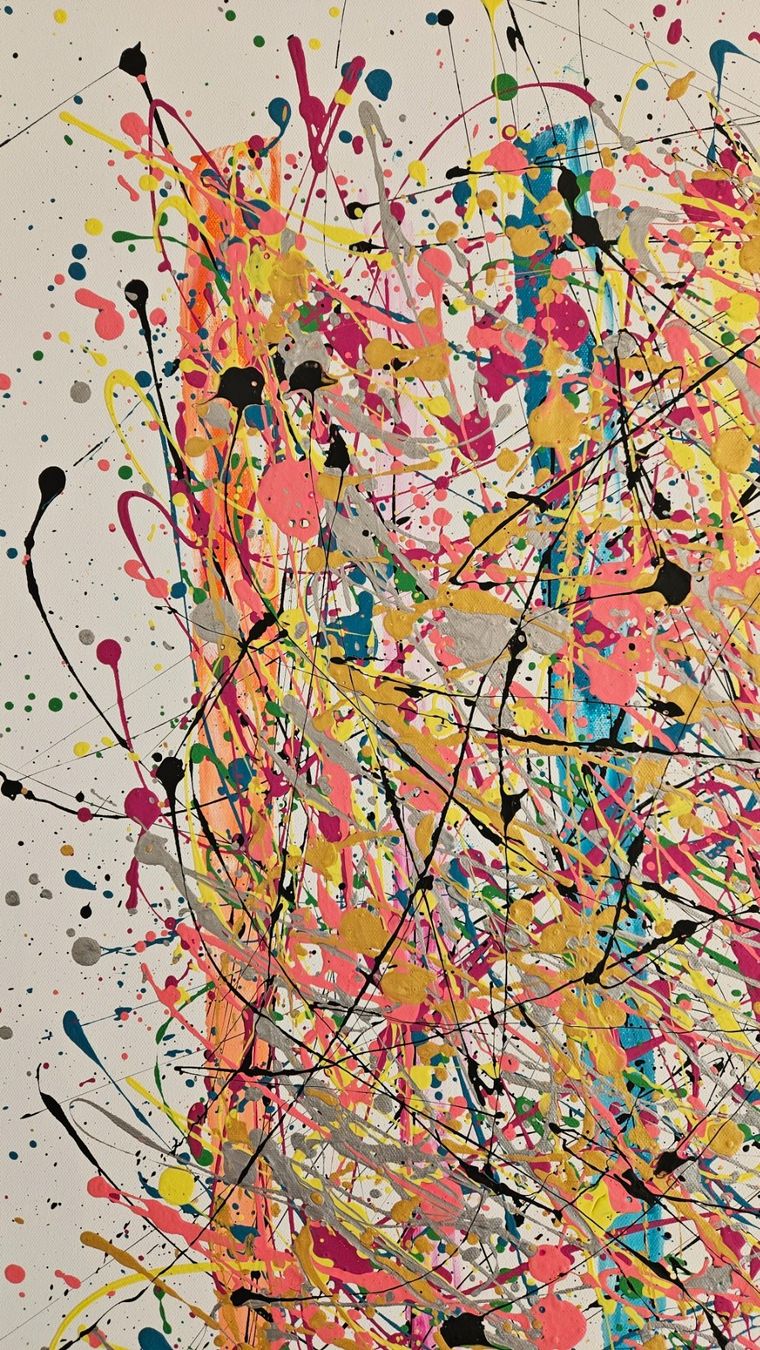 Gemälde: Tableau abstrait unique, parfait pour décorer votre intér... – Neu (gemäss Beschreibung) aus Le Locle von fab_c9hh 3