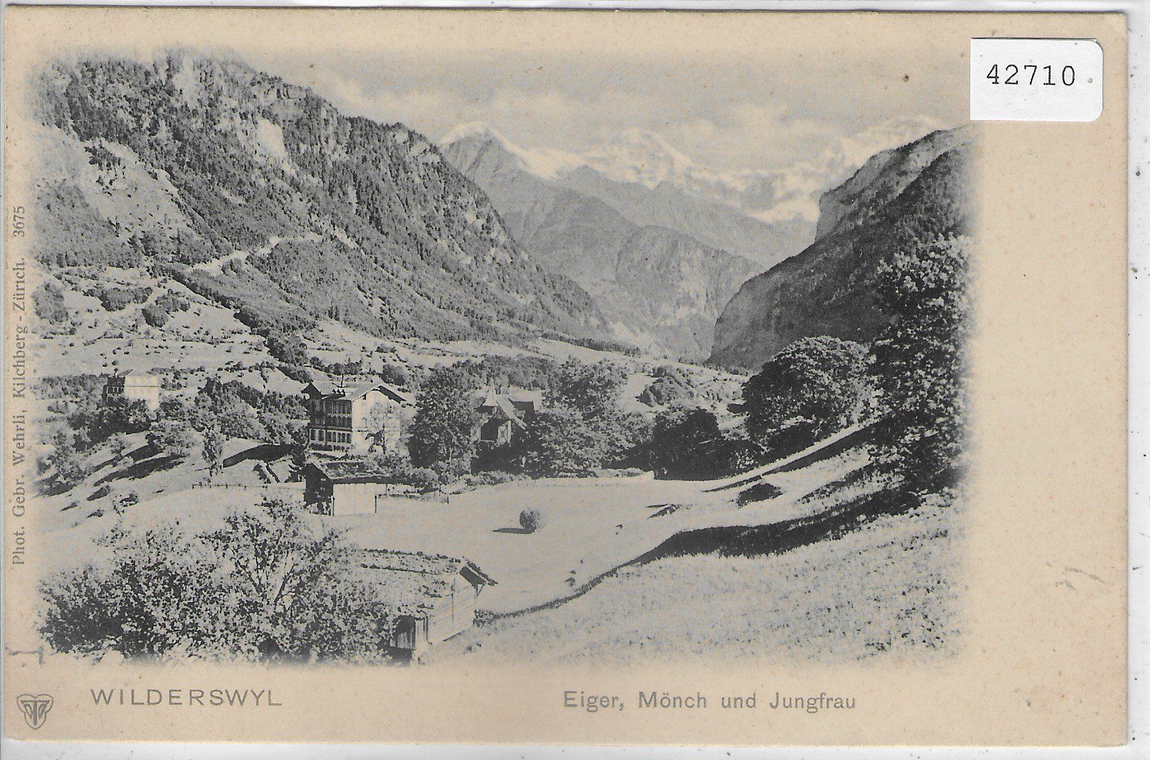 Cartes postales: Wilderswil - Panorama – D'occasion à Ettingen par Kartenplanet