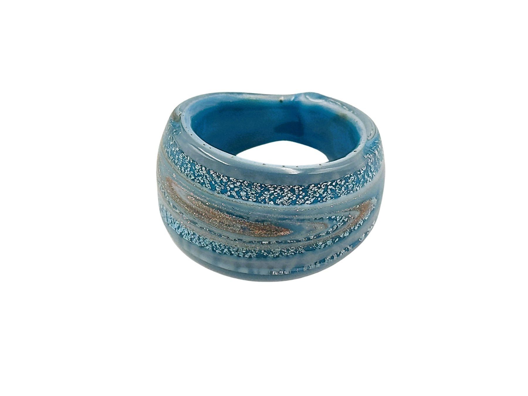 Murano Anelli: Ring Murano Glas G 55 Breite 13mm – Nuovo e nell'imballaggio originale da Oberkulm venduto da Murano-Schmuck 1