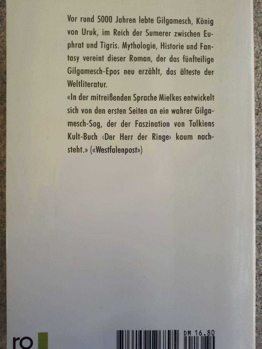 Libri: Thomas R. P. Mielke Gilgamesch – Usato da Basel venduto da Alacant 2