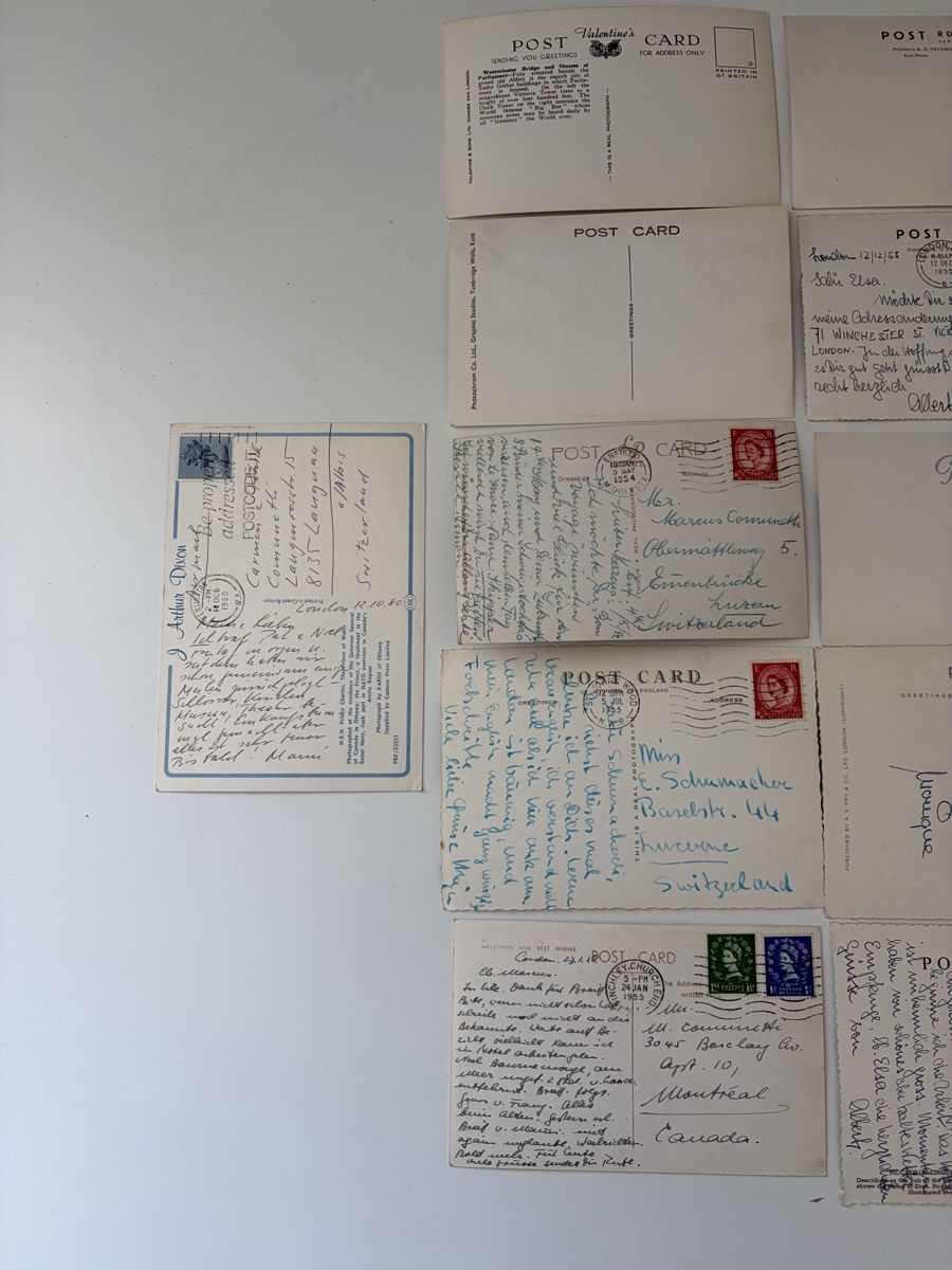 Cartoline postali: Vintage London Ansichtskarten Set, 11 Stk. – Usato da Winterthur venduto da silen 5