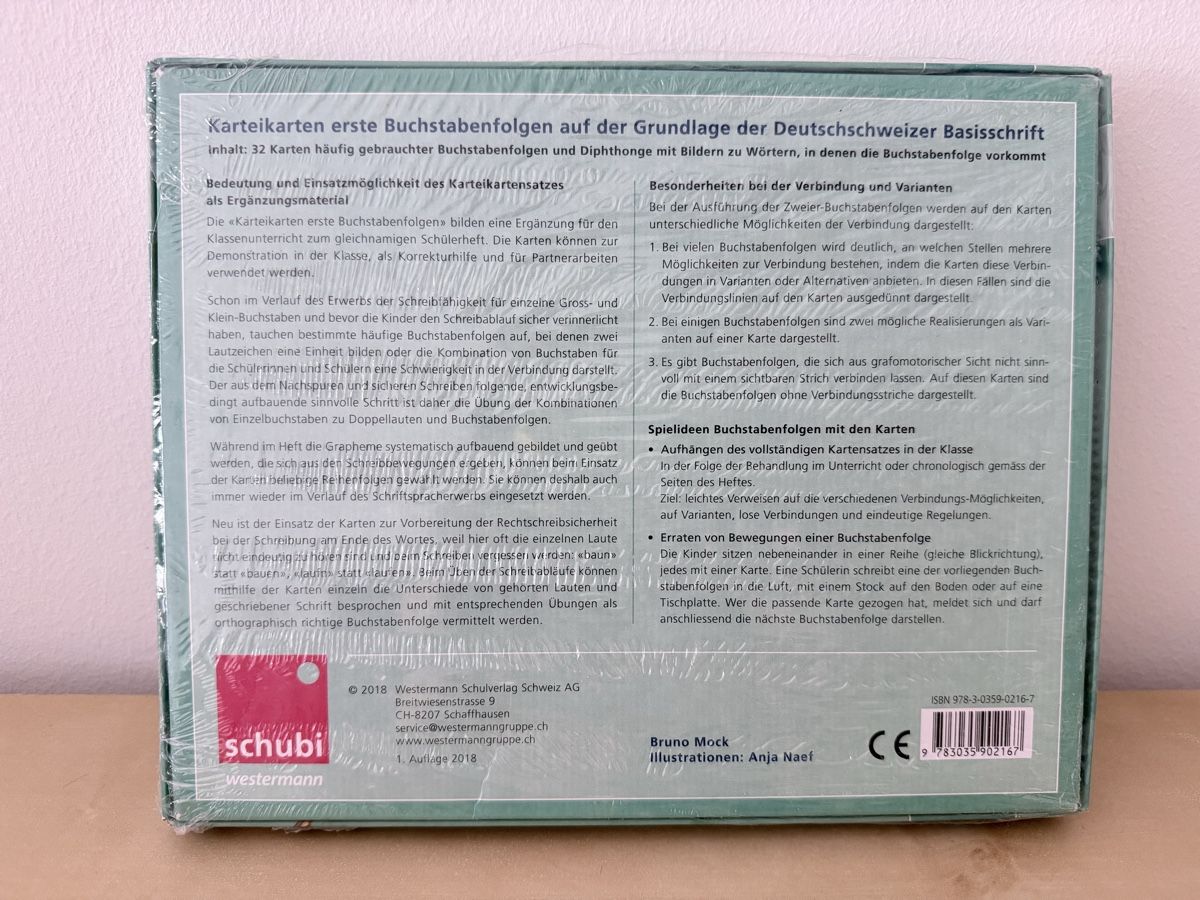 Cartoline: Karteikarten Erste Buchstabenfolgen - Schubi Westermann  – Nuovo e nell'imballaggio originale da Baden venduto da JellyMonster 1