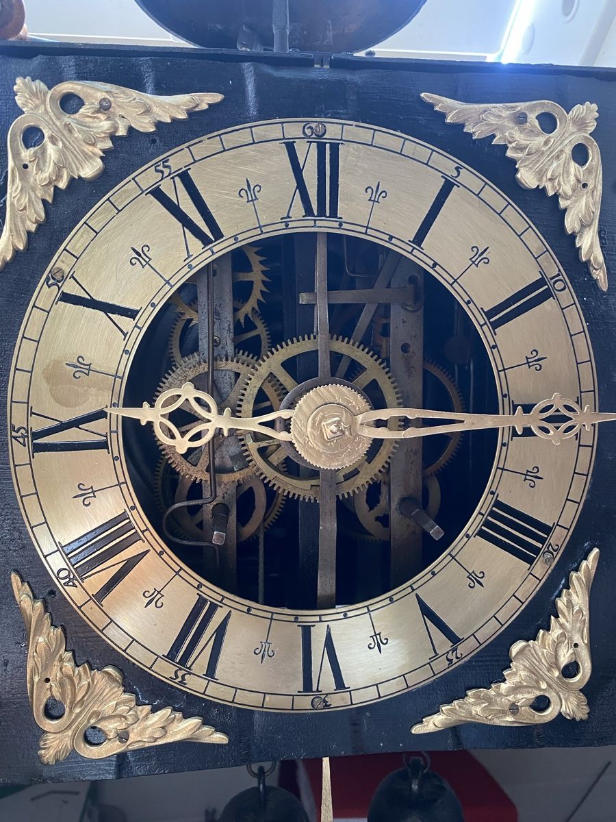 Uhren: Wanduhr mit Glocke, Pendel und Gewichte – Gebraucht aus Adetswil von rof01 1