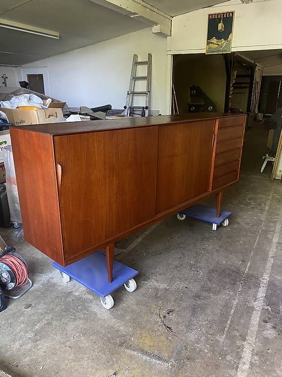 Credenze: Teak Sideboard / Highboard Mid Century – Usato da Zürich venduto da hssg