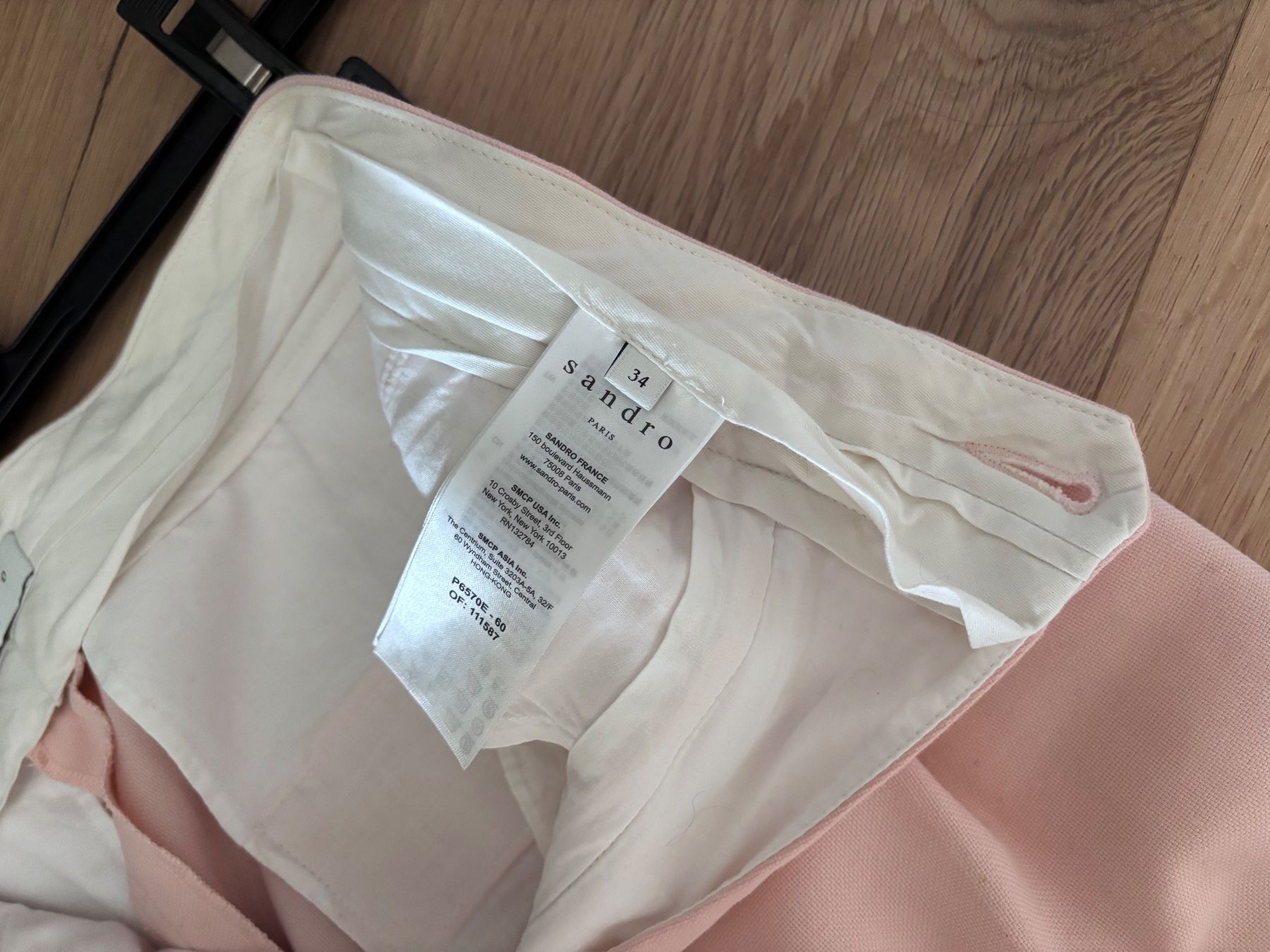 Sandro Pantaloni: Sandro Paris rosa Stoffhose – Usato da Winznau venduto da Lauralavera1 5