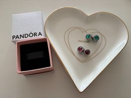 Pandora Charms - Murano Rot und Grün