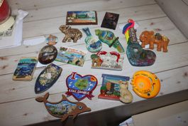 Kühlschrankmagnete aus Urlaubsregionen 18 Stück