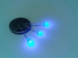 LED blau 3mm, 20 Stück