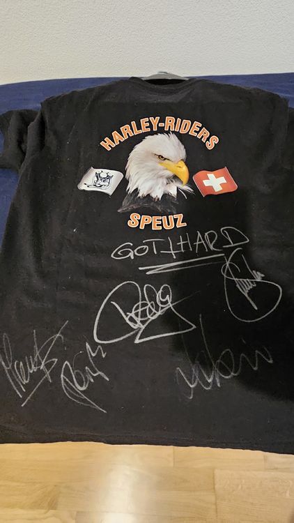 Harley-Davidson T-shirt: T-Shirt Band Gotthard signiert inkl. STEVE LEE – Nuovo (secondo la descrizione) da Emmen venduto da Taski69 2
