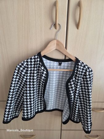 Bolero jacket Shein houndstooth print size M