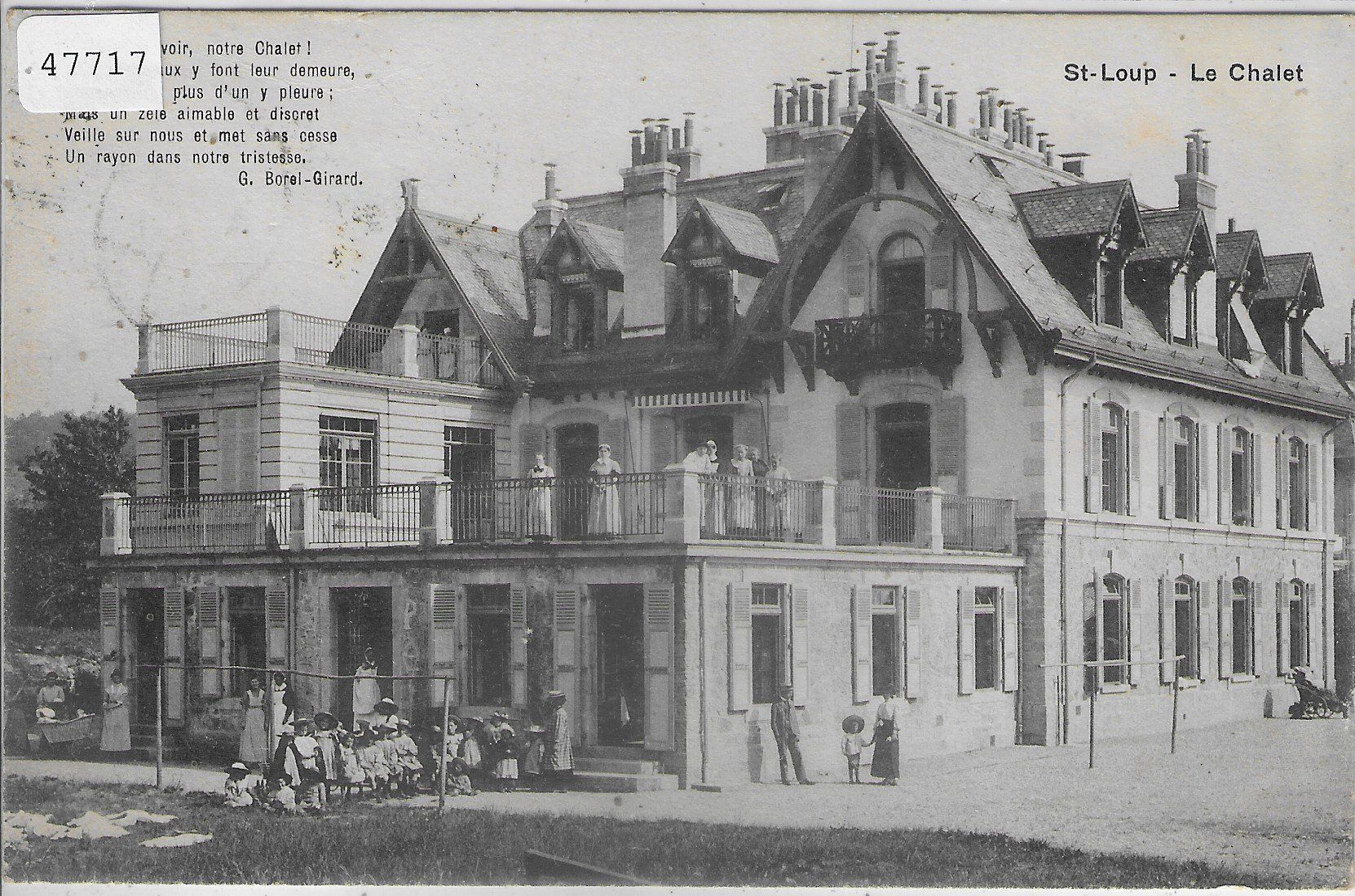 Ansichtskarten: St. Loup - Le Chalet - animee – Gebraucht aus Ettingen von Kartenplanet