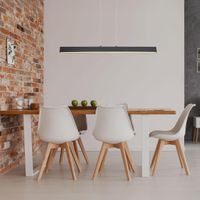 LED Pendelleuchte, 121 cm x 8 cm