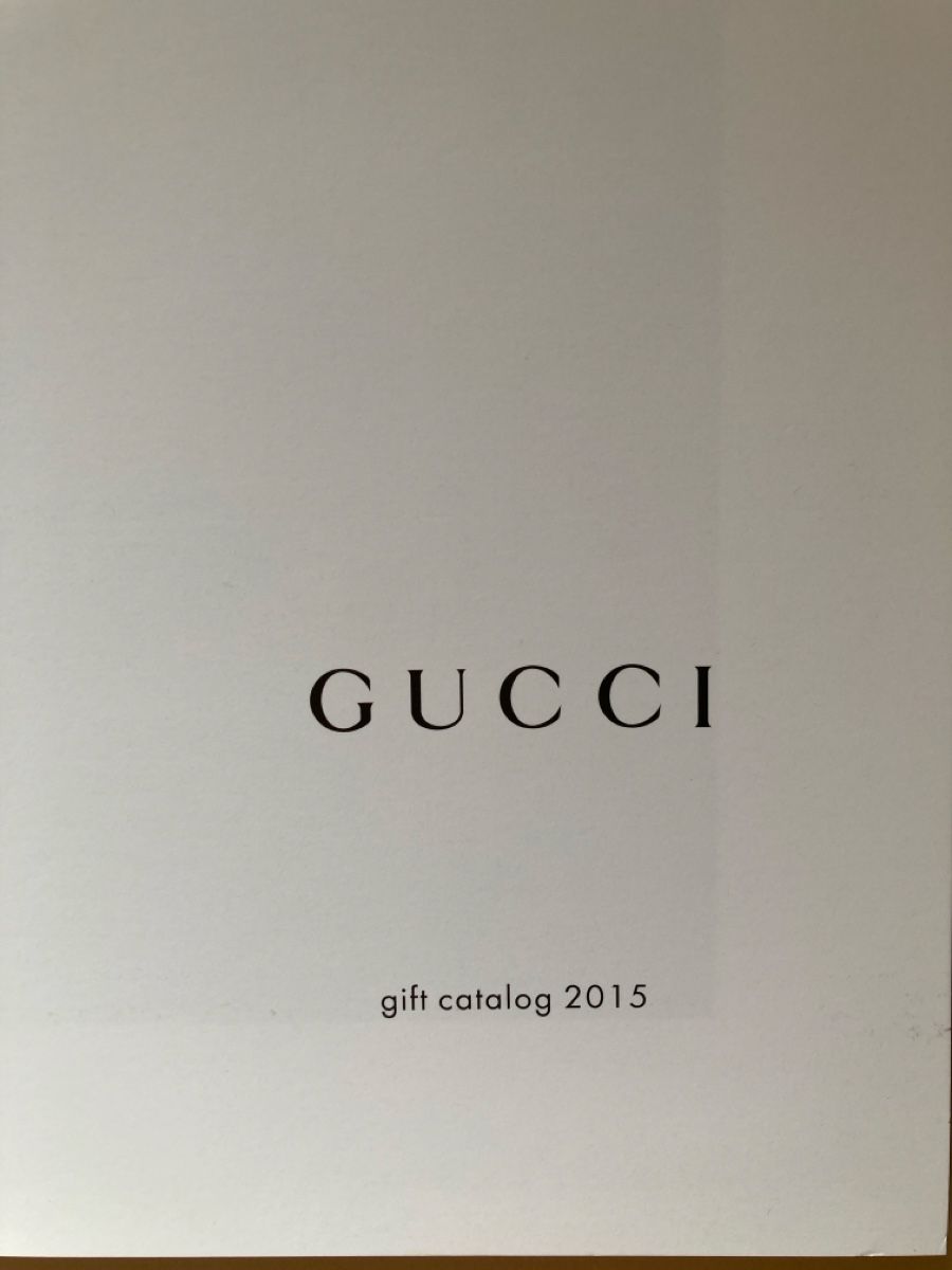 Libri: Gucci - Gift Catalog 2015 – Usato da Zürich venduto da 000rk 1