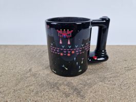 Space Invaders Kaffeetasse Controller Griff Schwarz Neu