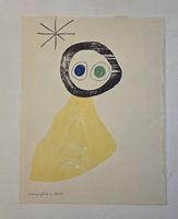 Joan Miró Original Lithografie Dim.: 31x25cm