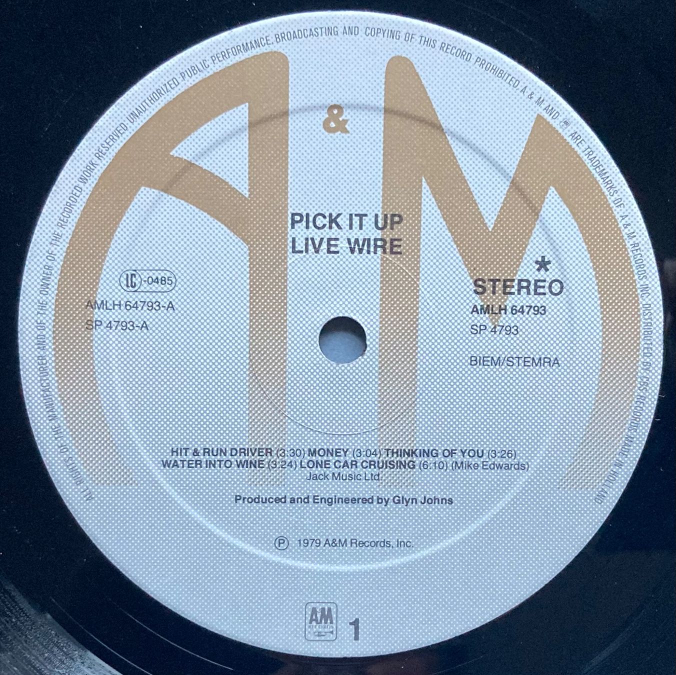 Dischi in vinile: LIVE WIRE - PICK IT UP – Usato da Poliez-Pittet venduto da Newtown-Records 3