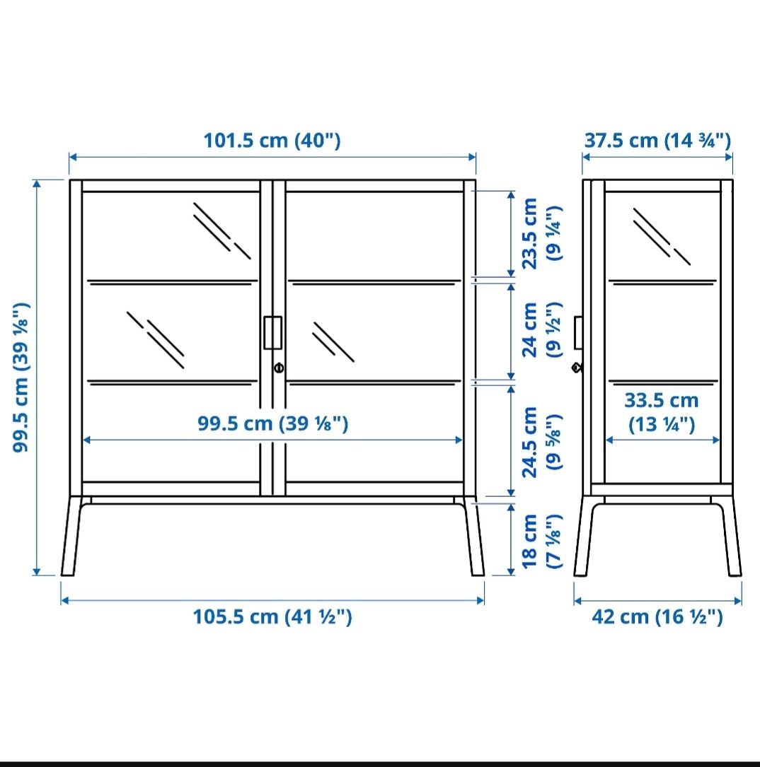 Ikea Vitrinen: MILSBO Vitrine weiss – Gebraucht aus St. Gallen von plh_n2wm 6