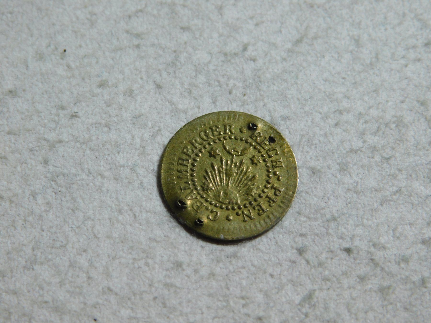 Tutti le monete: Rechenpfennig, C. Balmberger, Nürnberg, 1871-1897 – Usato da Solothurn venduto da Mi-cardo 2