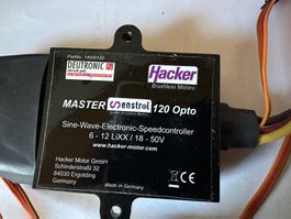 Hacker Master Senstrol 120 Opto Drehzahlsteller gebraucht