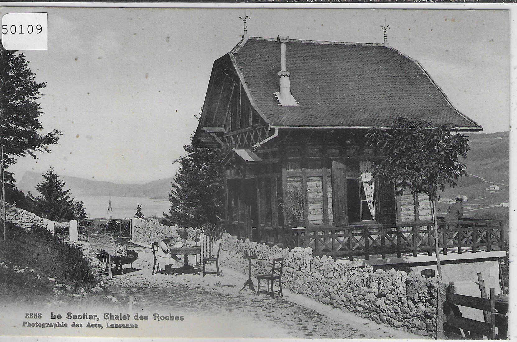 Cartoline postali: Le Sentier - Chalet des Roches – Usato da Ettingen venduto da Kartenplanet