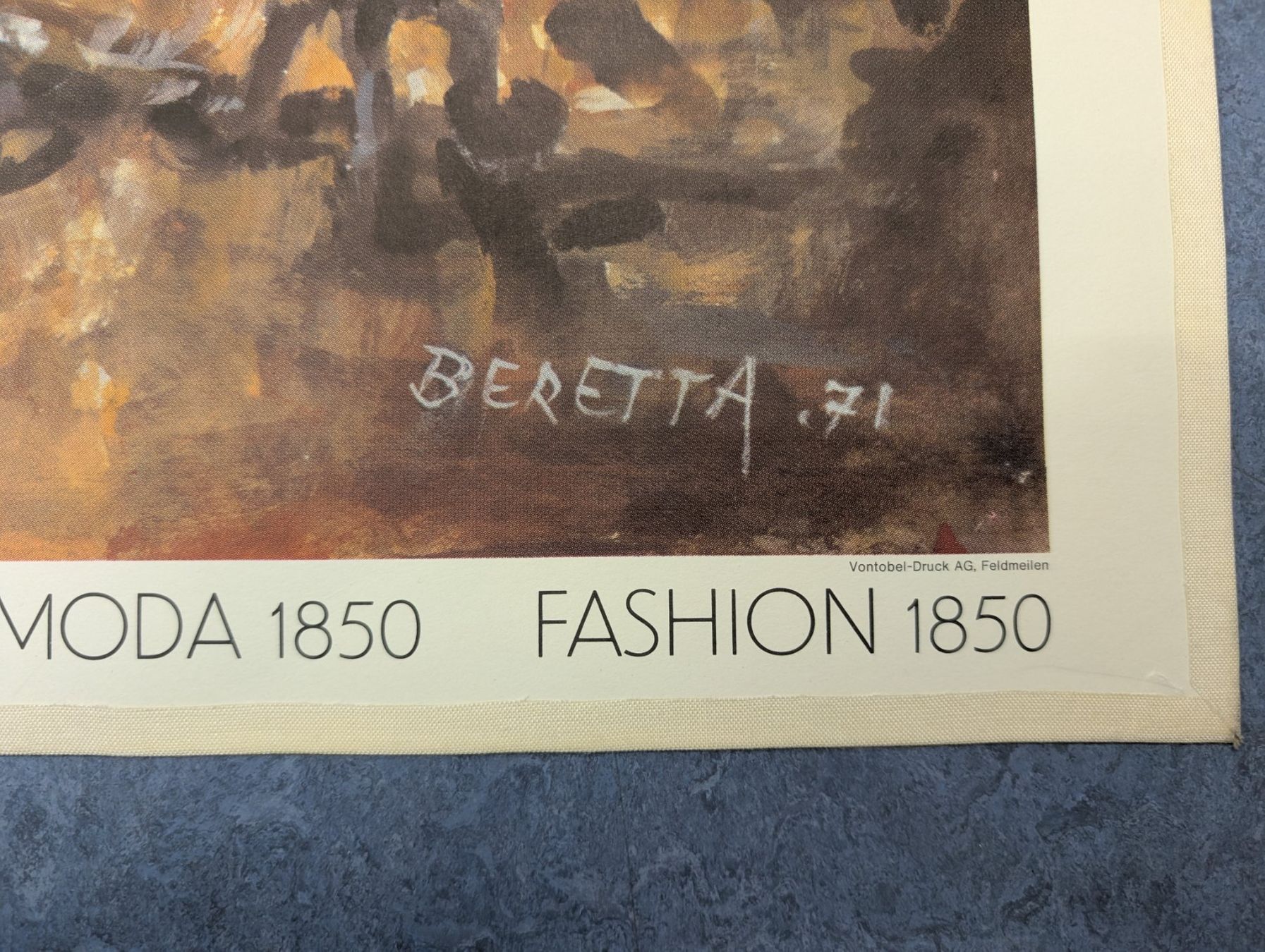 Foto & Immagini: Schulwandbild Nr. 157 - Mode 1850 – Usato da Luzern venduto da JenKu 3