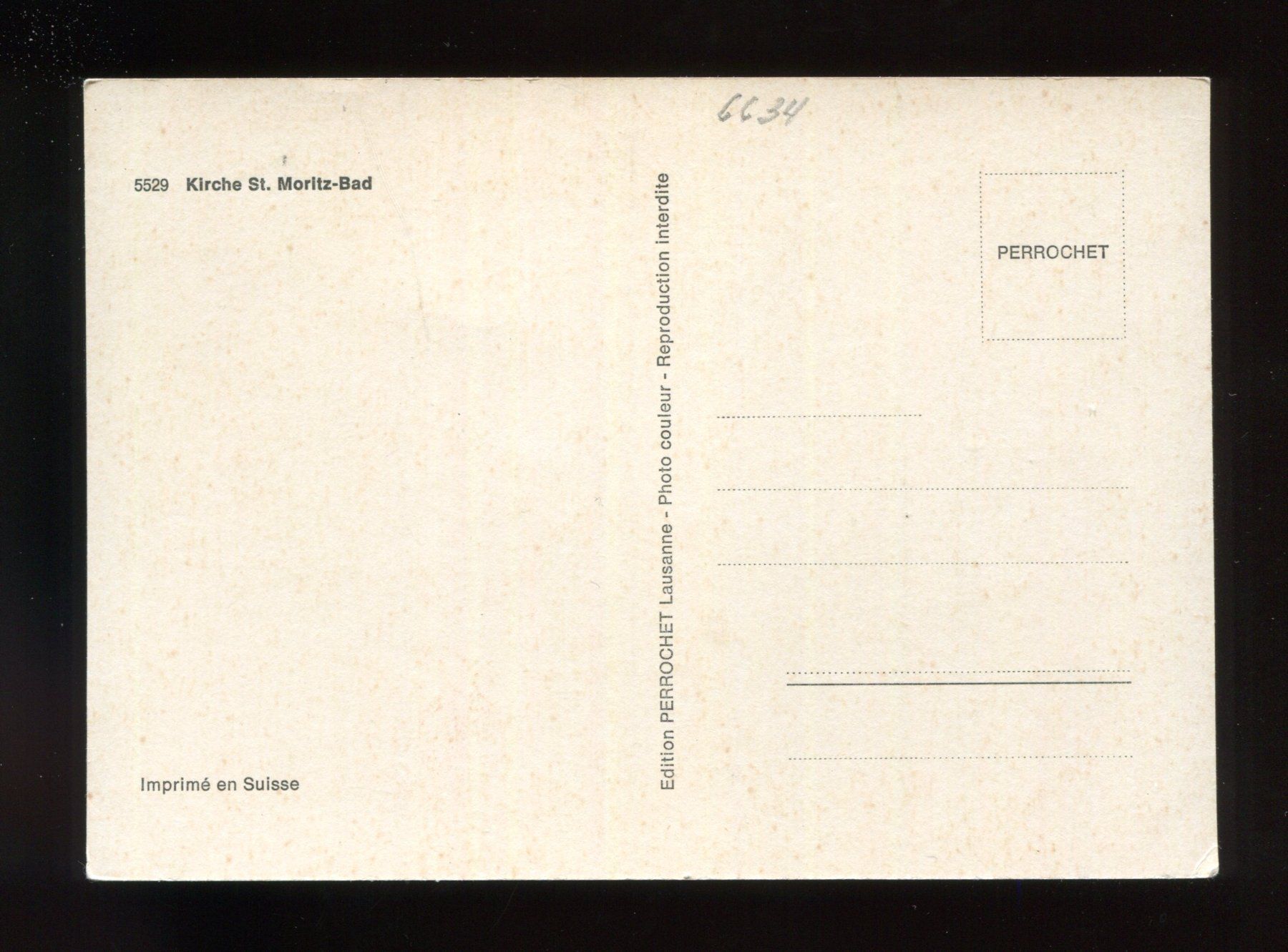 Cartoline postali: St. Moritz-Bad, Kirche – Usato da Aarau venduto da Elmaar41 1