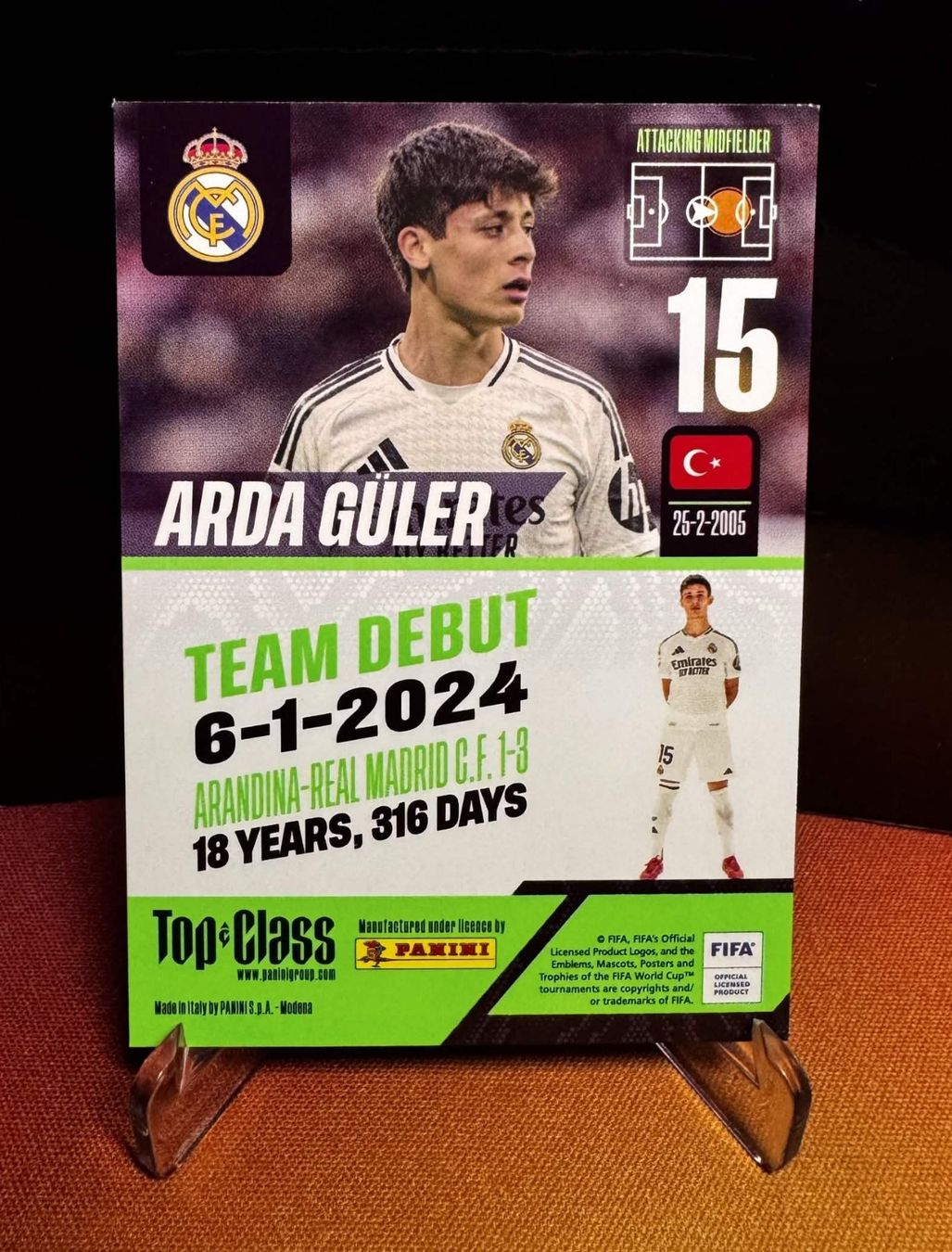 Panini Sammelbilder & Trading cards: Arda Güler / Panini Top Class 2025 / Future Star – Neu (gemäss Beschreibung) aus Berneck von GL-Tradingcards 1