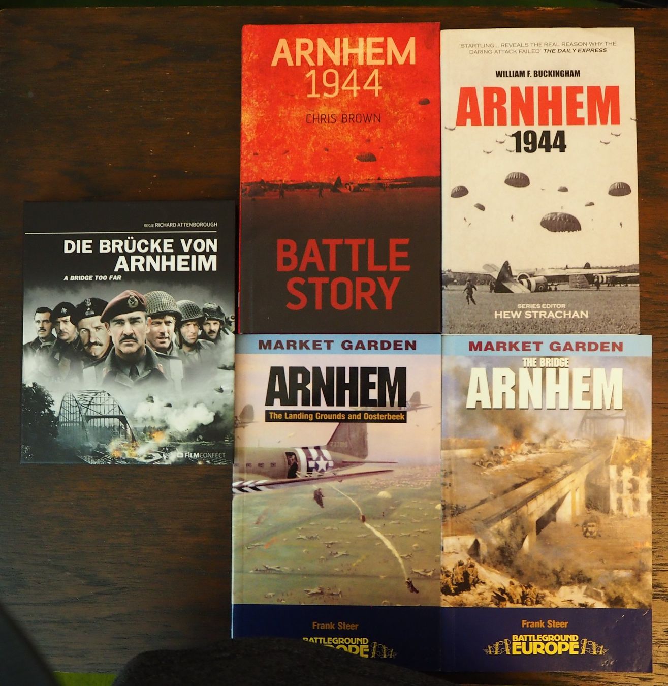 Libri: Arnheim 1944 / 4 englische Bücher und Blu-Ray – Usato da Chur venduto da big_5zx8