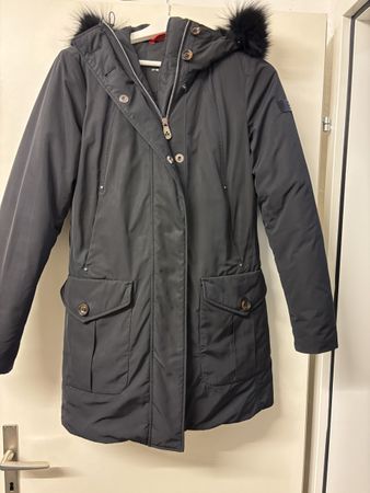 Peuterey Winterjacke Xomo schwarz  mit Pelz