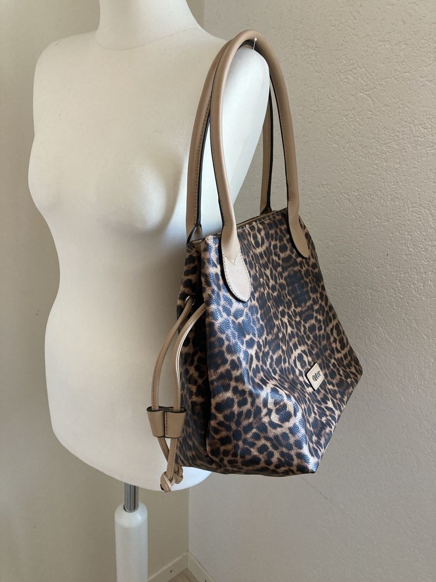 Gabor Borse da donna: Gabor Handtasche Leopard Muster beige braun – Nuovo (secondo la descrizione) da Winterthur venduto da silen 1