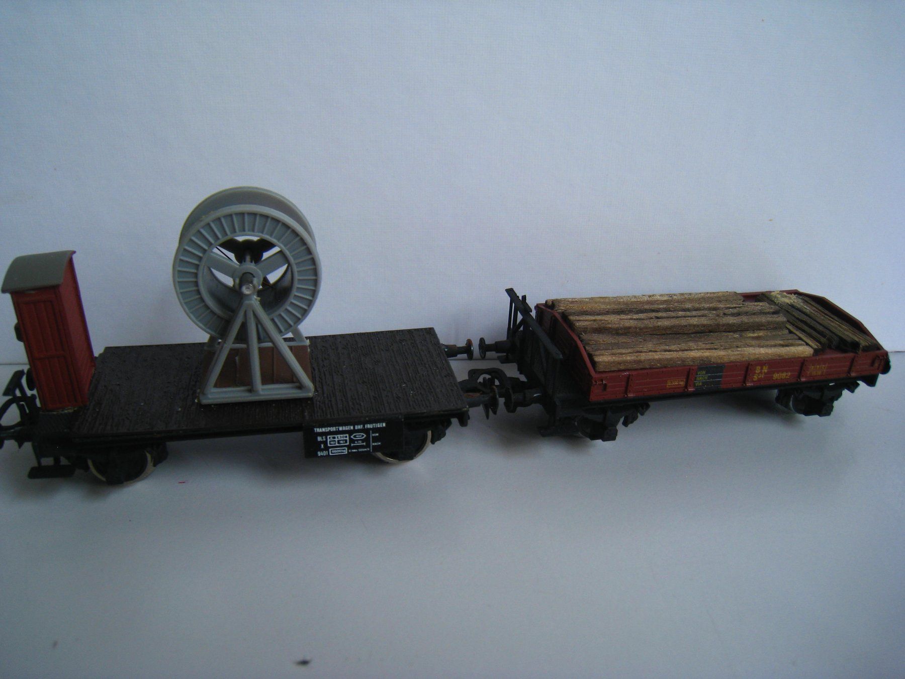 Modelleisenbahnen: Ruco BLS-Bauzugwagen Set 10 teilig, AC, oder DC   4001 – Gebraucht aus Buchs ZH von swiss-train 6