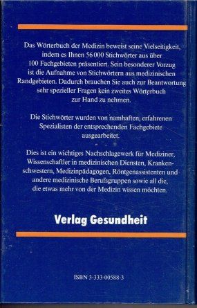Bücher: Wörterbuch der Medizin, 2 Bände 1990 – Gebraucht aus Flims - Dorf von Stagediver 1