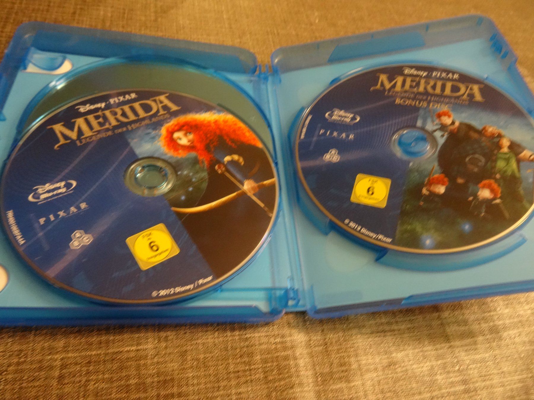 Tous les DVDs: Blu-ray Merida Legende der Highlands 2D + 3D – D'occasion à Olten par Disc-Verkauf 2