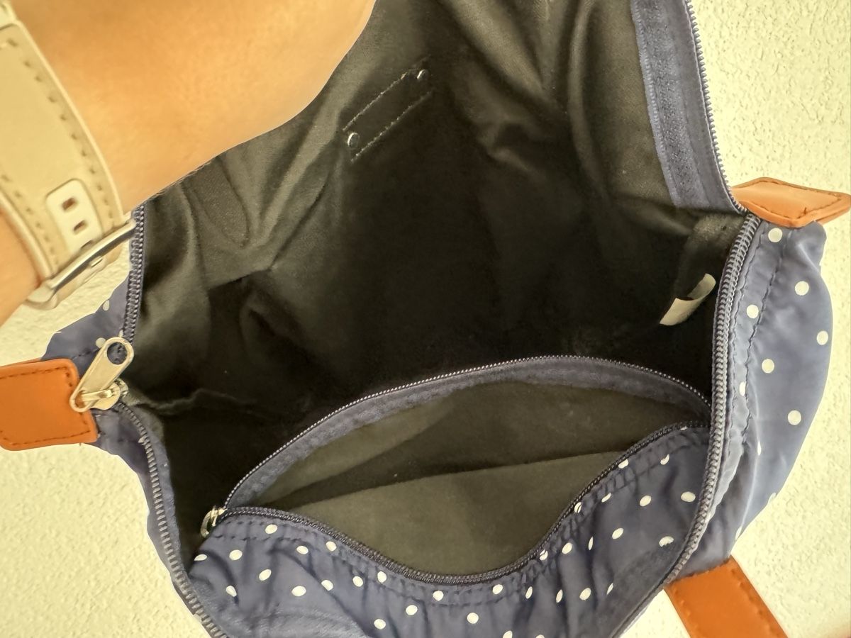 Taschen für Damen: Tasche dunkelblau/weiss gepunktet – Neu (gemäss Beschreibung) aus Langwiesen von TinaB93 2