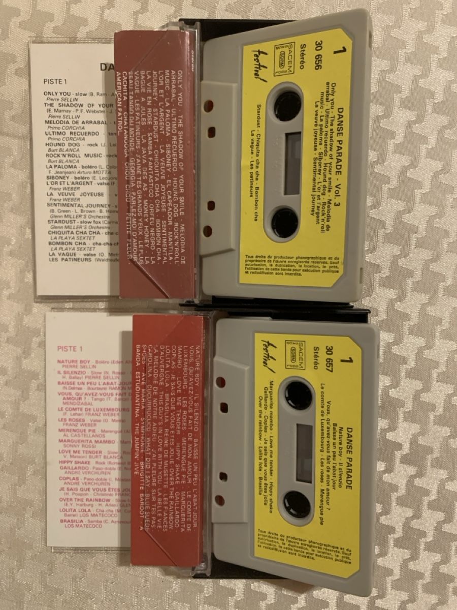 Musicassette: Lot 2 cassettes📼🌺 audio Danse Parade . – Usato da Prilly venduto da Sissi_1009 3