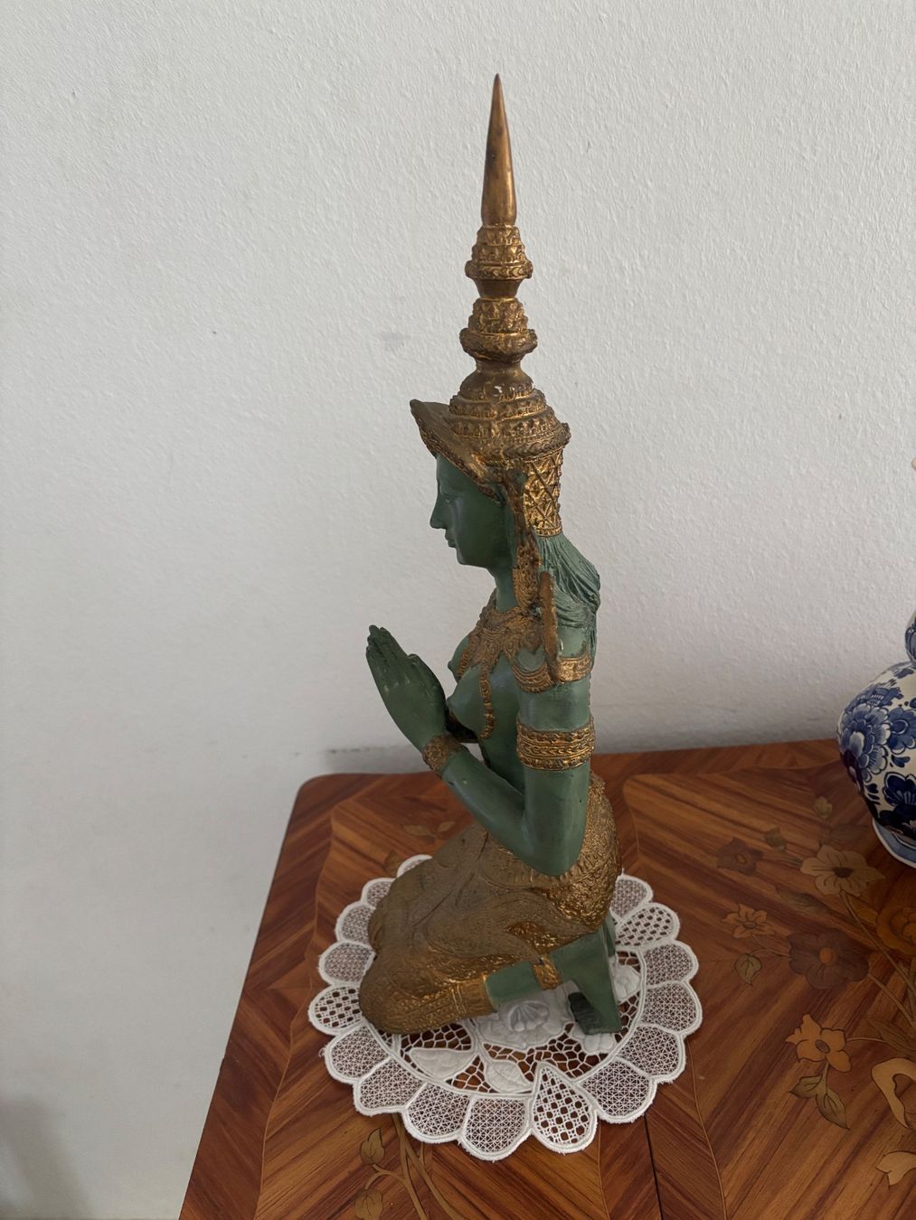 Statuette: Asiatische Tempeltänzerin Bronze – Usato da Kriens venduto da Mollinos 1
