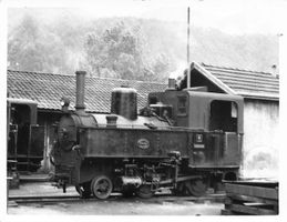 Foto 11 x 9 Eisenbahn Zug 1956 2B Jenbach n. 4 "Zugerberg