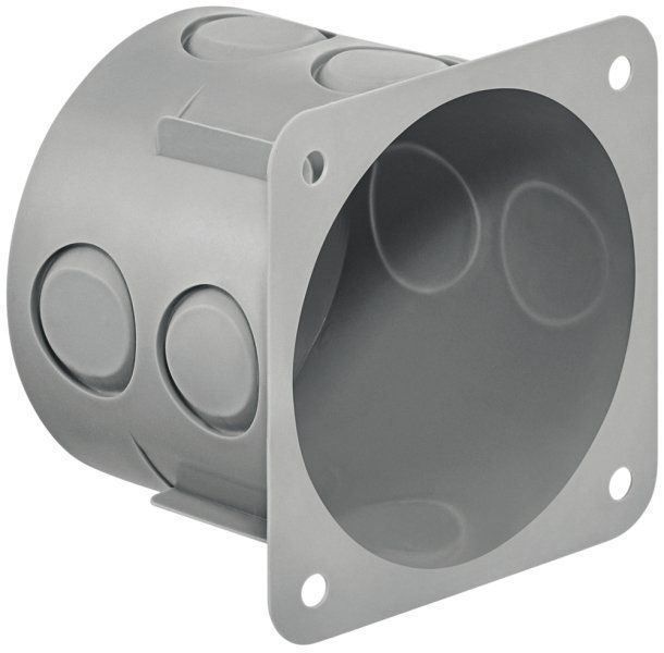 Spine: Hohlwanddose HSB Basic 1×1 grau, Ø 65×50mm, mit Flansch – Nuovo e nell'imballaggio originale da Flums venduto da Atutto