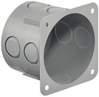 Hohlwanddose HSB Basic 1×1 grau, Ø 65×50mm, mit Flansch