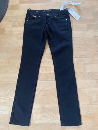 MOGUL Damen Hose in Gr. 30, Schwarz, NEU