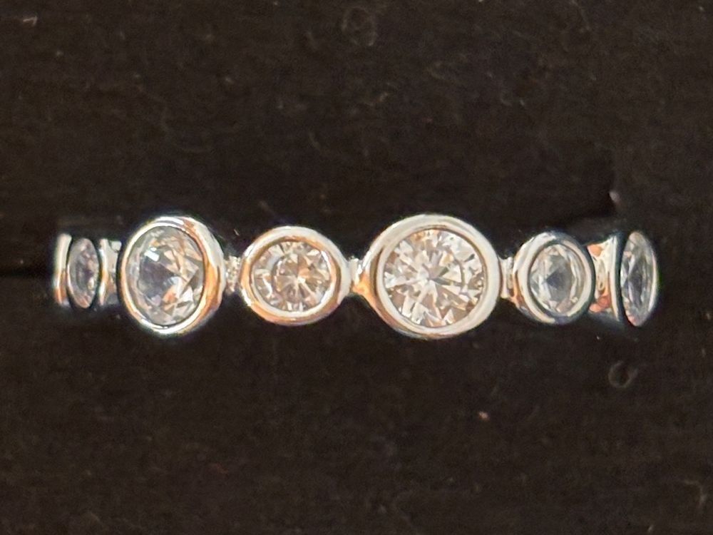 Anelli: Bague argentée zircons Ring Silber Zirkonia – Nuovo (secondo la descrizione) da Sutz venduto da Dalilea 2