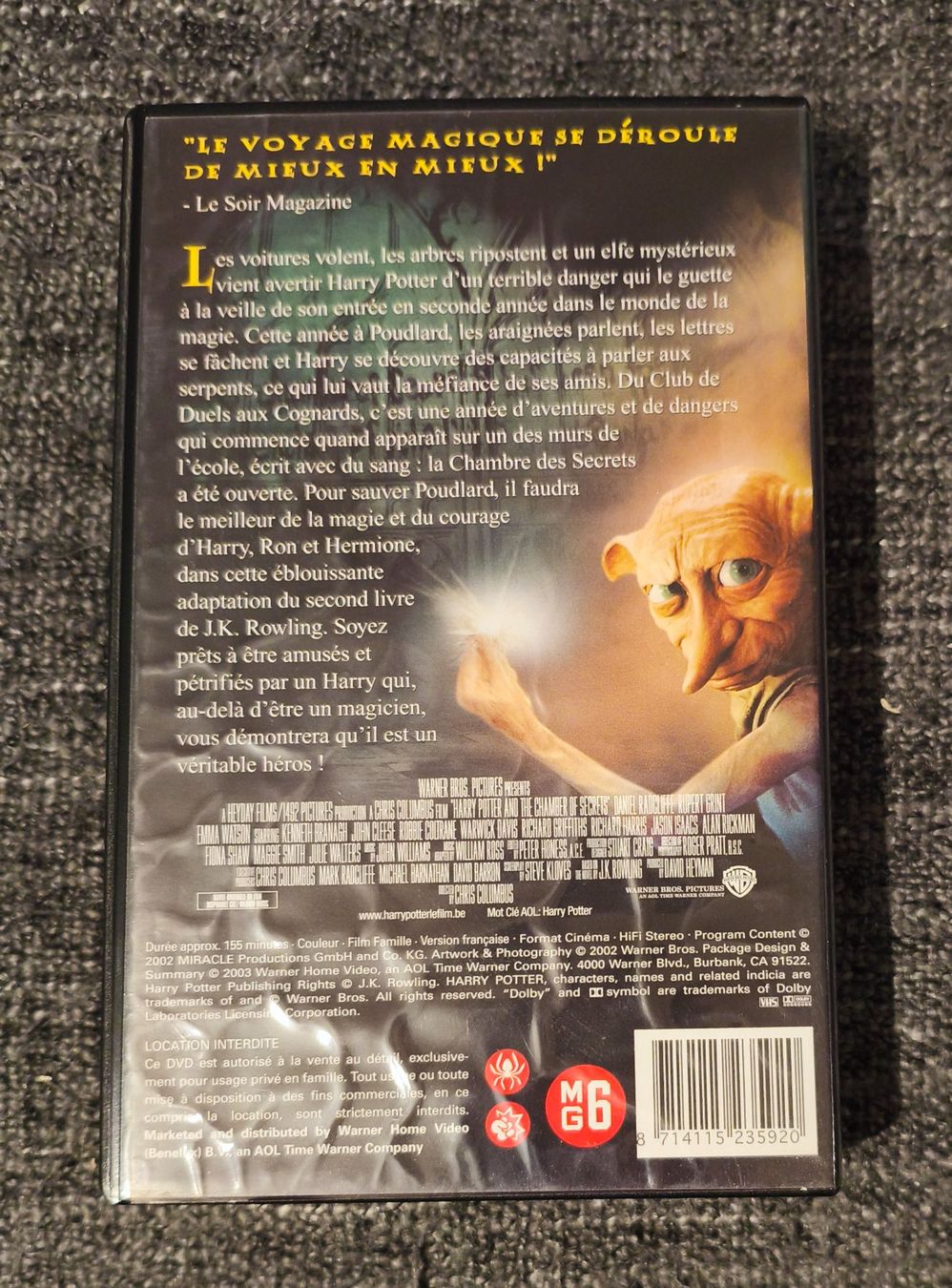 Tutti i VHS: Harry Potter et la Chambre des Secrets - VHS – Usato da Lausanne venduto da genybi 1