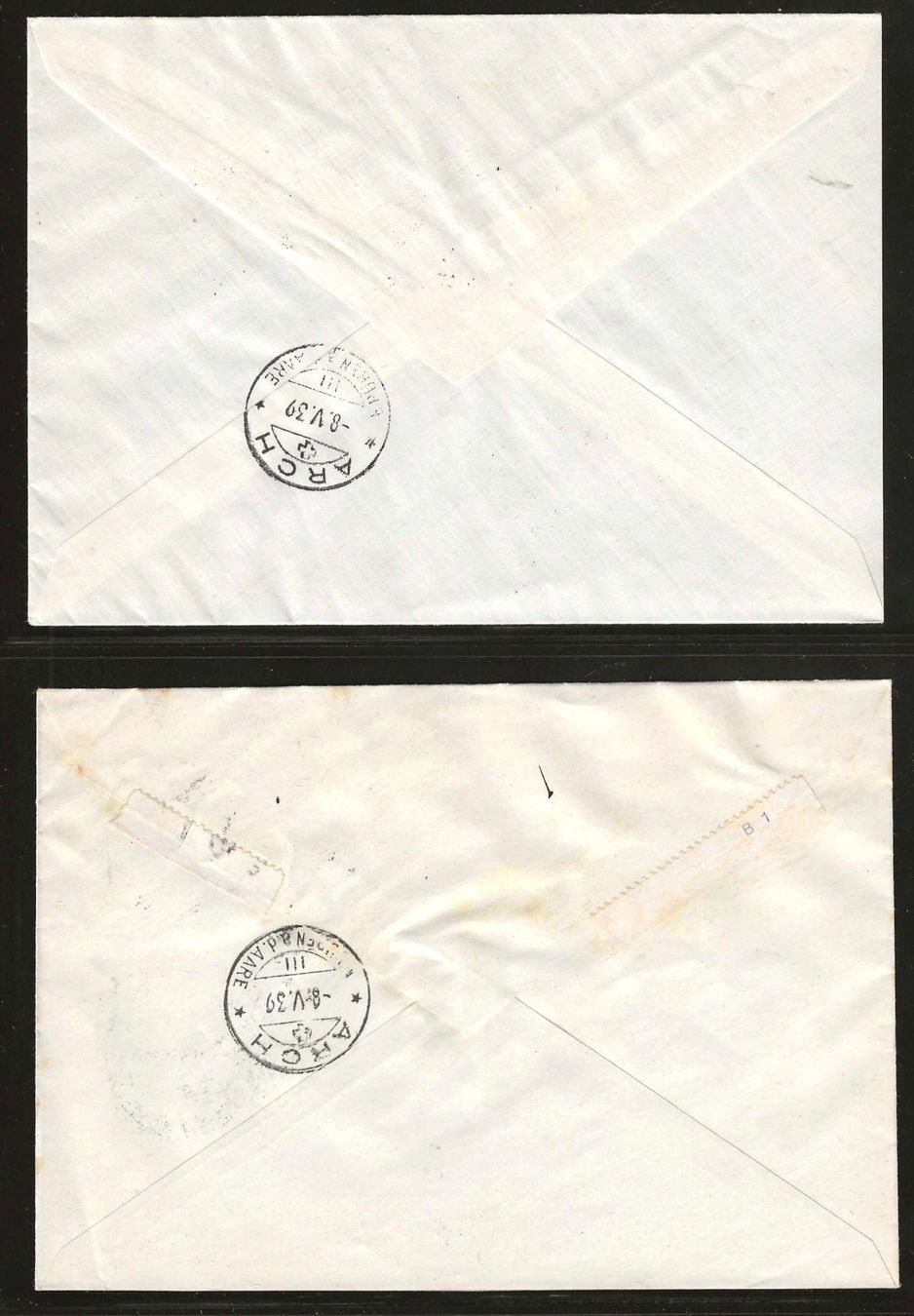 Tutti i francobolli: 1939 : 2 Landi Flugpost Briefe – Usato da Gümligen venduto da Geniusbuy 1