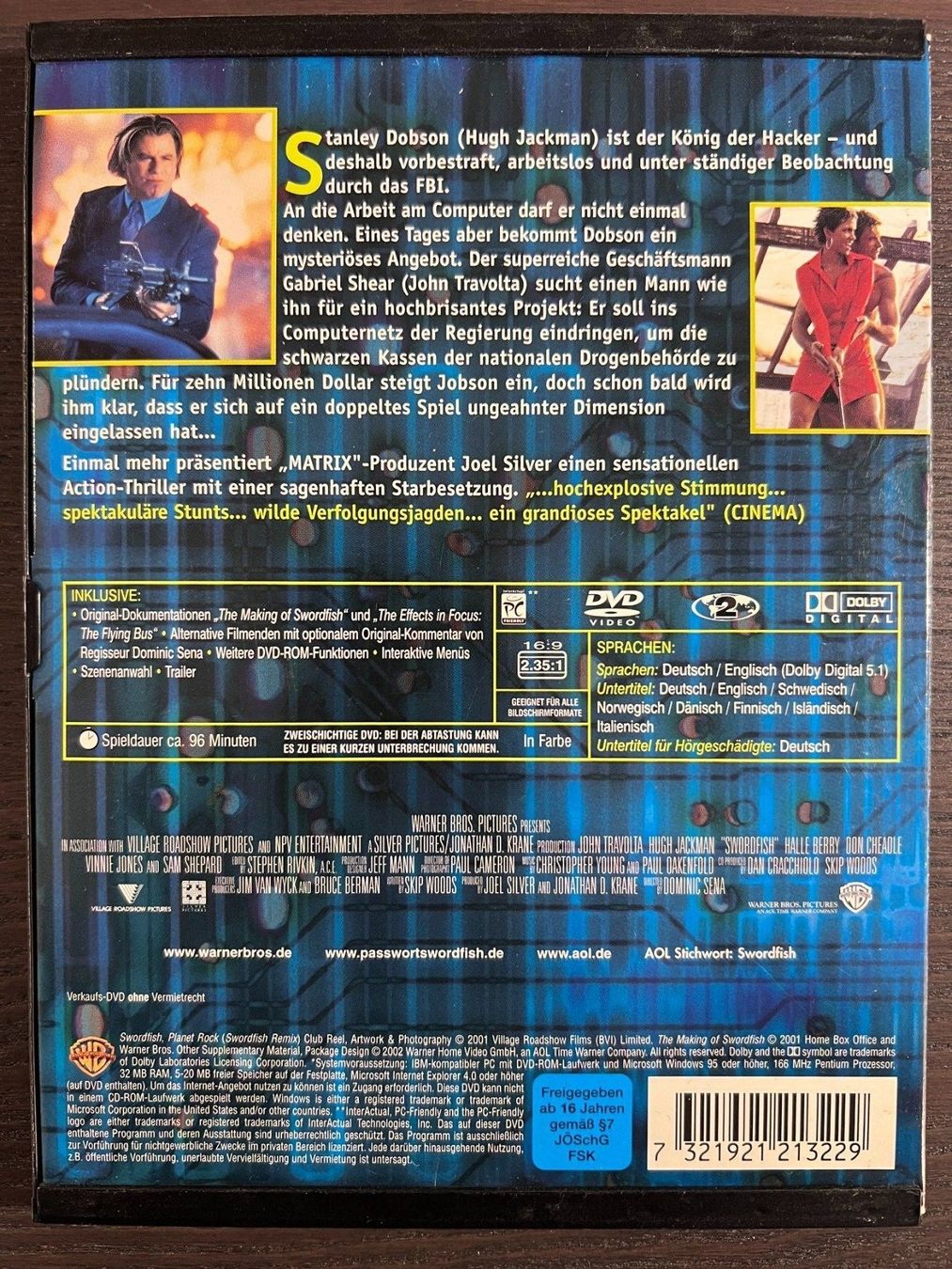 Tutti i DVDs: Passwort Swordfish – Usato da Zürich venduto da FilmFreunde 1